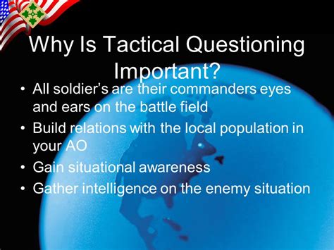 tactical questioning reporting